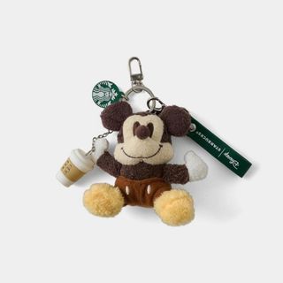 ディズニー(Disney)の"Starbucks ×ディズニー"希少コラボミッキーキーホルダー(キーホルダー)