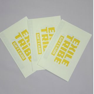 EXILE TRIBE GIFT CARD ギフトカード 3万円