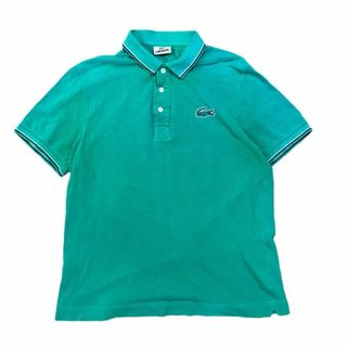 ラコステ(LACOSTE)の日本製 ラコステ ポロシャツ 4 グリーン 襟袖ライン(ポロシャツ)