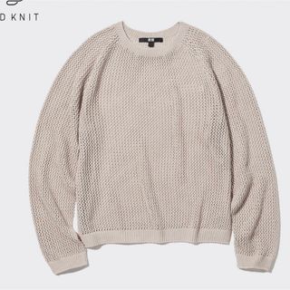 ユニクロ(UNIQLO)のユニクロ☆3Dメッシュクルーセーター　S(ニット/セーター)