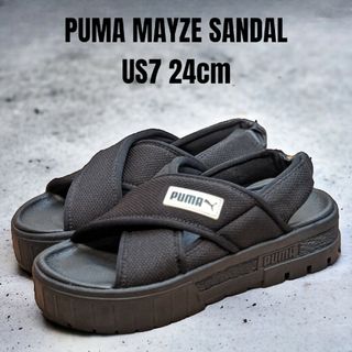 プーマ(PUMA)のPUMA MAYZE SANDAL プーマ メイズ サンダル 24cm 厚底(サンダル)