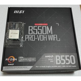 AMD - 【新品】Ryzen 7 5700X＋B550M PRO-VDH WiFi セット