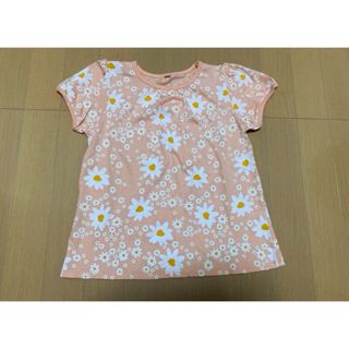 ニシマツヤ(西松屋)の【新品タグ付き】女の子130 半袖Tシャツ 花柄 ピンク(Tシャツ/カットソー)