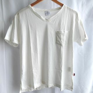 coen - coen　白　Vネック　Tシャツ　コーエン　Lサイズ