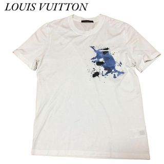 LOUIS VUITTON - 【鑑定済】ルイヴィトン  スプラッシュプリント　白　メンズ　Tシャツ　M 半袖