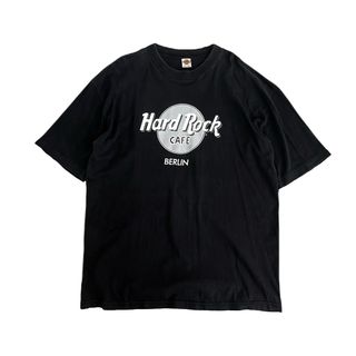 ハードロックカフェ BERLIN tシャツ ブラック ホワイト 白黒(Tシャツ/カットソー(半袖/袖なし))