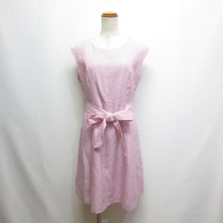 プロポーションボディドレッシング(PROPORTION BODY DRESSING)のプロポーション ボディドレッシング 美品 ノースリーブ ワンピース 3 ピンク(ひざ丈ワンピース)