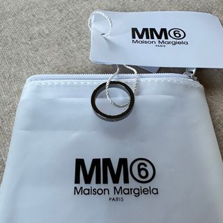 4新品 メゾン マルジェラ MM6 ナンバリング リング 指輪 ダークシルバー