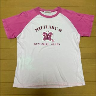 Tシャツ　ピンク　MILITARY*B   160(Tシャツ/カットソー)