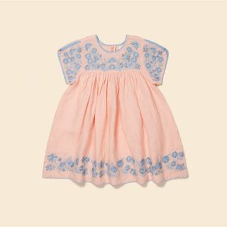 Apolina Stevie dress, Pale rose, 3-5y