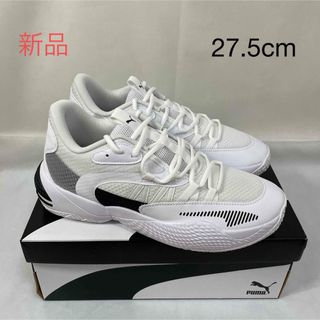 PUMA - 未使用　プーマ  PUMA コートアンドライダー2.0 ホワイト　27.5cm