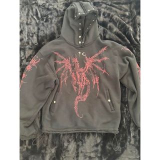 Balenciaga - thug club dragon hoodie size2