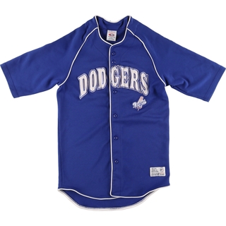 古着 TRUE FAN MLB LOS ANGELES DODGERS ロサンゼルスドジャース ゲームシャツ ベースボールシャツ メンズL /eaa452063(シャツ)