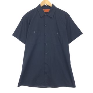 ディッキーズ(Dickies)の古着 ディッキーズ Dickies 半袖 ワークシャツ メンズL /eaa452585(シャツ)