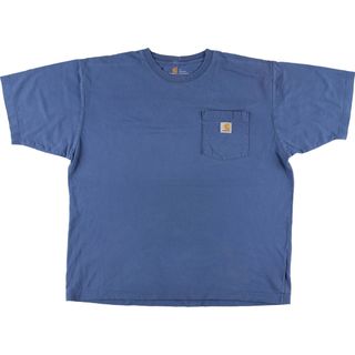 古着 カーハート Carhartt 半袖 ワンポイントロゴポケットTシャツ メンズL /eaa453242