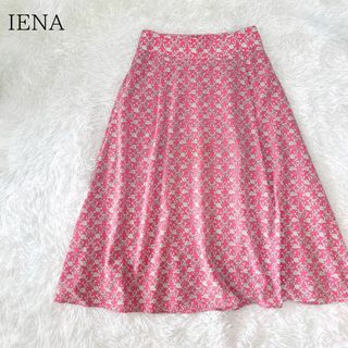 イエナ(IENA)のIENA イエナ 総柄ロングタックフレアスカート(ロングスカート)