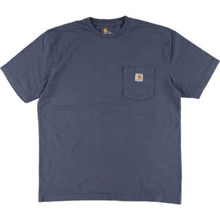 カーハート(carhartt)の古着 カーハート Carhartt ORIGINAL FIT 半袖 ワンポイントロゴポケットTシャツ メンズM /eaa453250(Tシャツ/カットソー(半袖/袖なし))