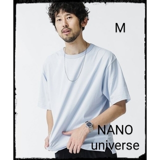 ナノユニバース(nano・universe)のNANO universe【美品】フェード加工クルーネックカットソー(Tシャツ/カットソー(半袖/袖なし))