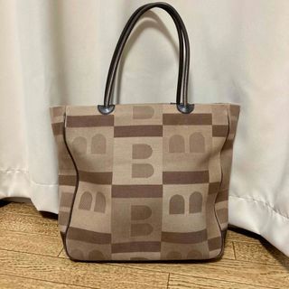 バリー(Bally)のBALLY トートバッグ　キャンバスレザー　ブラウン　BOFETE(トートバッグ)