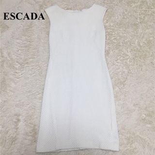 エスカーダ(ESCADA)のESCADA エスカーダ　ワンピース　ワッフル(ひざ丈ワンピース)