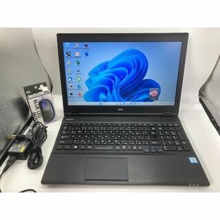 エヌイーシー(NEC)のNEC VK24MX-U Corei5-6300U SSD256GB2017年製(ノートPC)