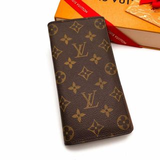 ルイヴィトン(LOUIS VUITTON)の【最高美品】使用感少！ルイヴィトン モノグラム ポルトフォイユ ブラザ 長財布(財布)