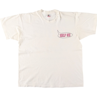 フルーツオブザルーム(FRUIT OF THE LOOM)の古着 90年代 フルーツオブザルーム FRUIT OF THE LOOM エロT プリントTシャツ USA製 メンズXL ヴィンテージ /eaa453108(Tシャツ/カットソー(半袖/袖なし))