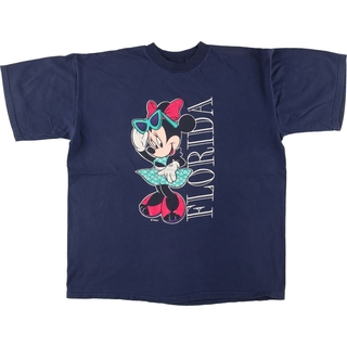 古着 90年代 MICKEY UNLIMTED MINNIE MOUSE ミニーマウス キャラクタープリントTシャツ メンズXL ヴィンテージ /eaa452875(Tシャツ/カットソー(半袖/袖なし))