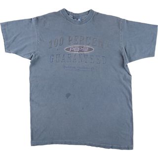 古着 90年代 NOTHING ELSE IS A PEPSI PEPSI ペプシ アドバタイジングTシャツ USA製 メンズXL ヴィンテージ /eaa452881(Tシャツ/カットソー(半袖/袖なし))