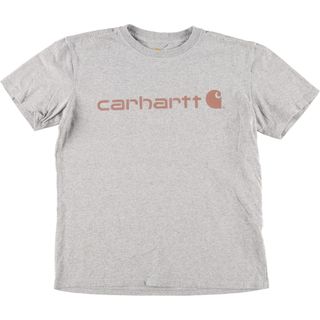 古着 カーハート Carhartt ORIGINAL FIT 半袖 ロゴTシャツ レディースL /eaa452045