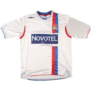 アンブロ(UMBRO)の古着 アンブロ UMBRO OLYMPIQUE LYONNAIS オリンピックリヨン サッカーユニフォーム ゲームシャツ メンズM /eaa452273(Tシャツ/カットソー(半袖/袖なし))