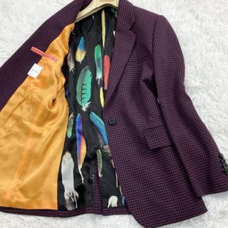 ポールスミス(Paul Smith)のポールスミス テーラード ジャケット チェック 総柄(スーツジャケット)