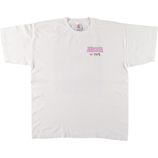 古着 90年代 TYR バックプリント アドバタイジングTシャツ USA製 メンズXL ヴィンテージ /eaa453135(Tシャツ/カットソー(半袖/袖なし))