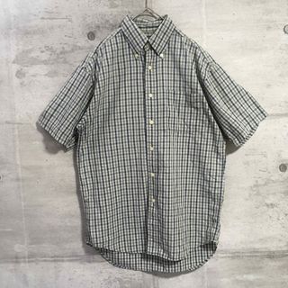 バナナリパブリック BANANA REPUBLIC メンズ M コットン 古着(シャツ)