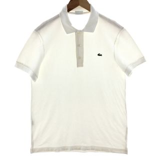 ラコステ(LACOSTE)の古着 ラコステ LACOSTE 半袖 ポロシャツ 5 メンズL /eaa381315(ポロシャツ)