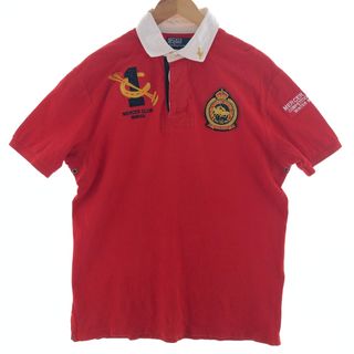 ラルフローレン(Ralph Lauren)の古着 ラルフローレン Ralph Lauren POLO by Ralph Lauren 半袖 ラガーシャツ メンズL /eaa381330(シャツ)