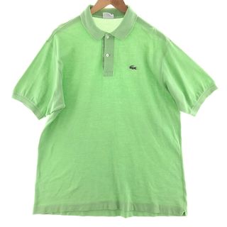 ラコステ(LACOSTE)の古着 ラコステ LACOSTE 半袖 ポロシャツ 6 メンズXL /eaa382167(ポロシャツ)