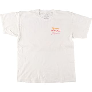 古着 IN-N-OUT BURGER アドバタイジングTシャツ メンズL /eaa453106(Tシャツ/カットソー(半袖/袖なし))