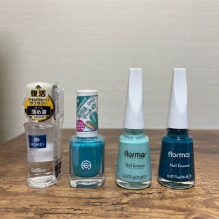 オーピーアイ(OPI)の【ブルー系ネイルセット】海外購入品&日本購入品　残量9割以上　サマーネイル(マニキュア)