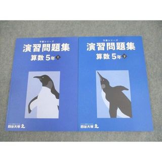 WP10-120 四谷大塚 小5 算数 予習シリーズ 演習問題集 上/下 未使用品 2022 計2冊 20M2D(語学/参考書)