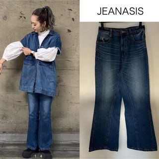 ジーナシス(JEANASIS)の【美品/人気】JEANASIS.ビンテージキリカエフレアデニムパンツ(デニム/ジーンズ)