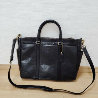 コーチ(COACH)の美品コーチ ビジネスバッグ 総革 レザー(ビジネスバッグ)