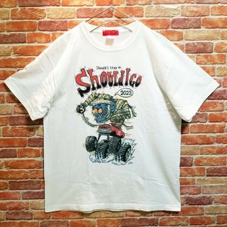 【サイズXL】古着　RAT FINK ラットフィンク風パロディ　Tシャツ