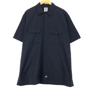 ディッキーズ(Dickies)の古着 ディッキーズ Dickies 半袖 ワークシャツ ホンジュラス製 メンズXL /eaa453226(シャツ)