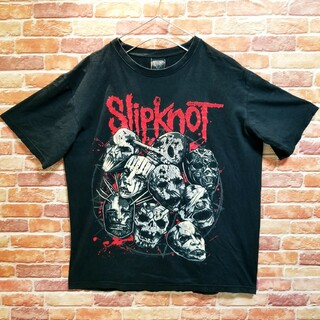 MUSIC TEE - 【サイズL】古着　バンドTシャツ　ロック　Slipknot