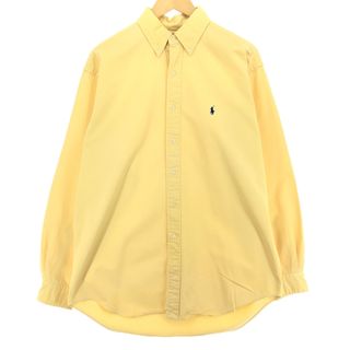 ラルフローレン(Ralph Lauren)の古着 ラルフローレン Ralph Lauren BLAKE 長袖 ボタンダウンシャツ メンズL /eaa452482(シャツ)