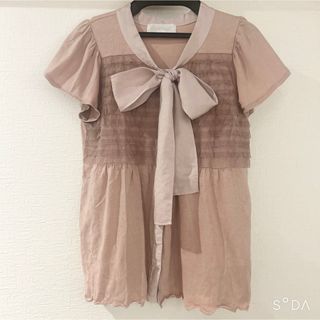 ジルスチュアート(JILLSTUART)のジルスチュアート★ボウタイ半袖カットソー(カットソー(半袖/袖なし))