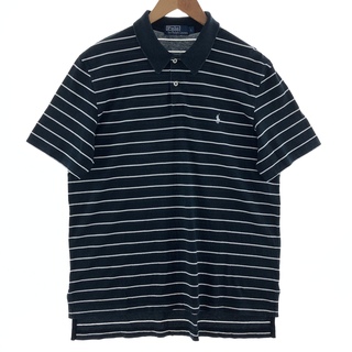 Ralph Lauren - 古着 ラルフローレン Ralph Lauren POLO by Ralph Lauren 半袖 ボーダー ポロシャツ メンズL /eaa381282