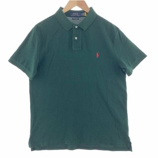 ラルフローレン(Ralph Lauren)の古着 ラルフローレン Ralph Lauren POLO RALPH LAUREN CUSTOM SLIM FIT 半袖 ポロシャツ メンズL /eaa381321(ポロシャツ)