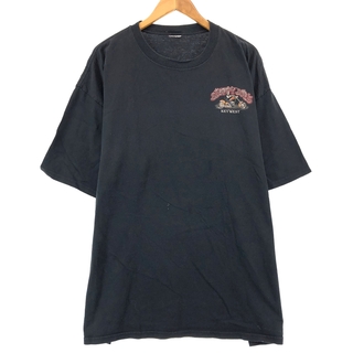 古着 SLOPPY JOE'S モーターサイクル バイクTシャツ メンズXXL /eaa437769(Tシャツ/カットソー(半袖/袖なし))